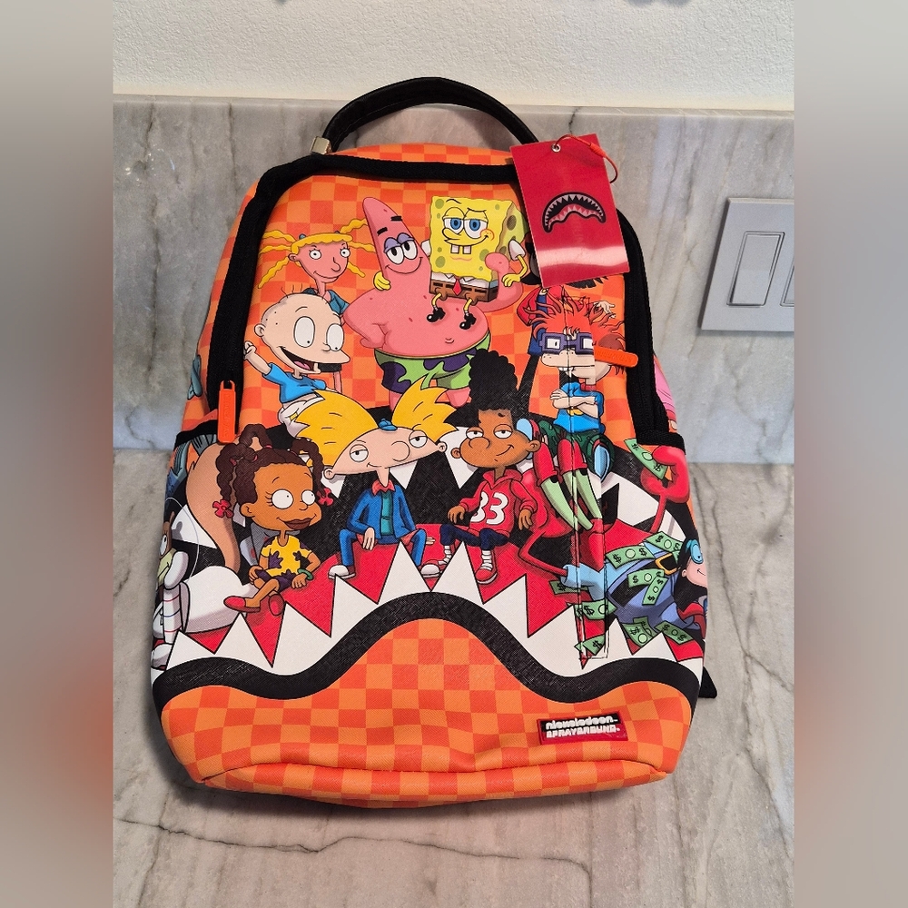 Sprayground Nickelodeon Shark Feast Backpack (NEW)